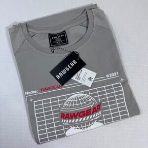 Rawgear Grey Long Sleeve Graphic T-Shirt Model# RG440 Size Small NWT